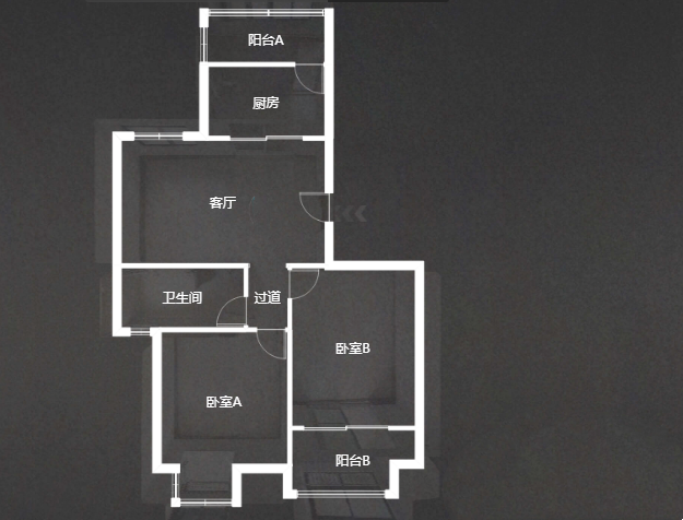百花馨苑 2室1厅1卫 95.00m&sup2;