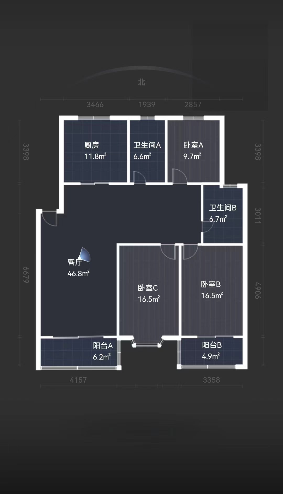 星源花苑 3室2厅2卫 151m&sup2;