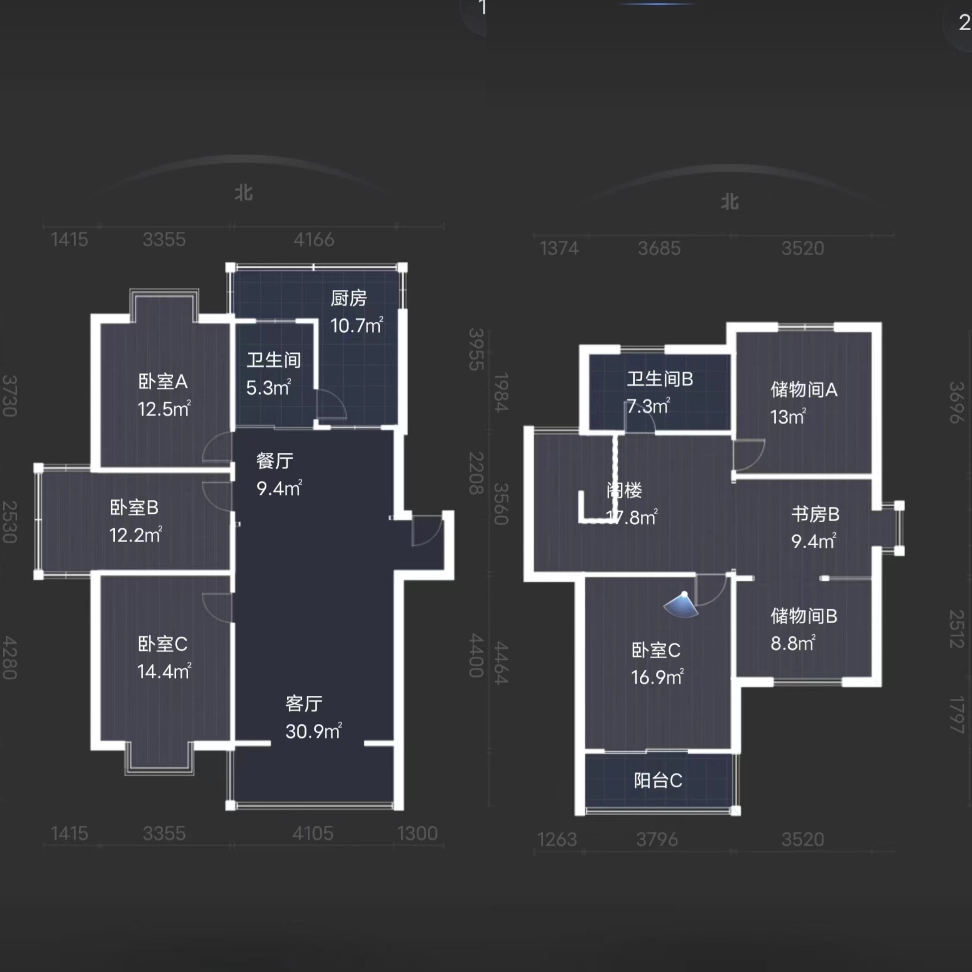 苏建花园城 5室2厅2卫 110.00m&sup2;