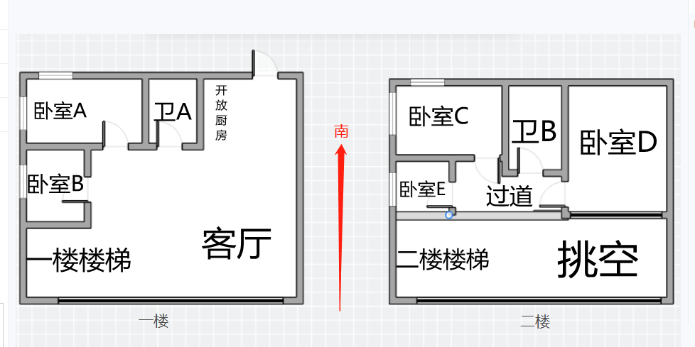 中港银座 5室2厅2卫 86m&sup2;