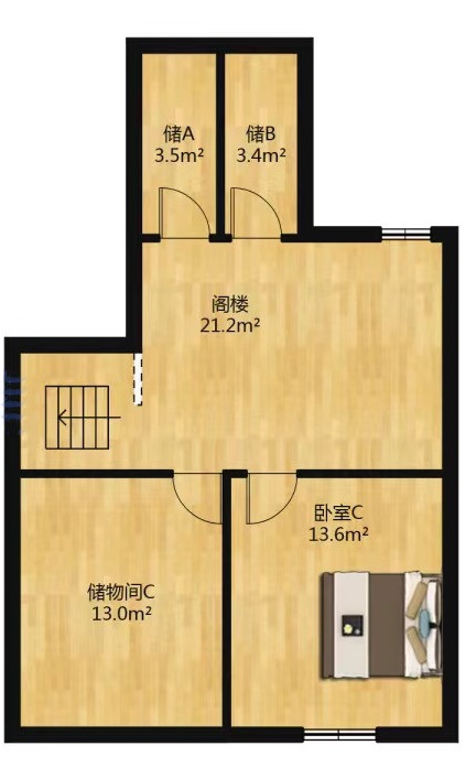 新港花苑西区 3室2厅2卫 132.00m&sup2;