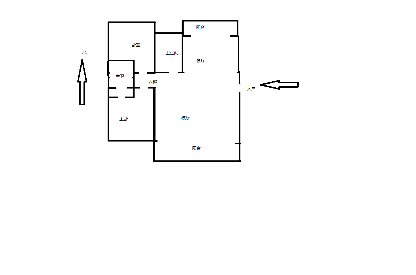 雅居乐鑫基中央公馆东区 3室1厅1卫 107.05m&sup2;