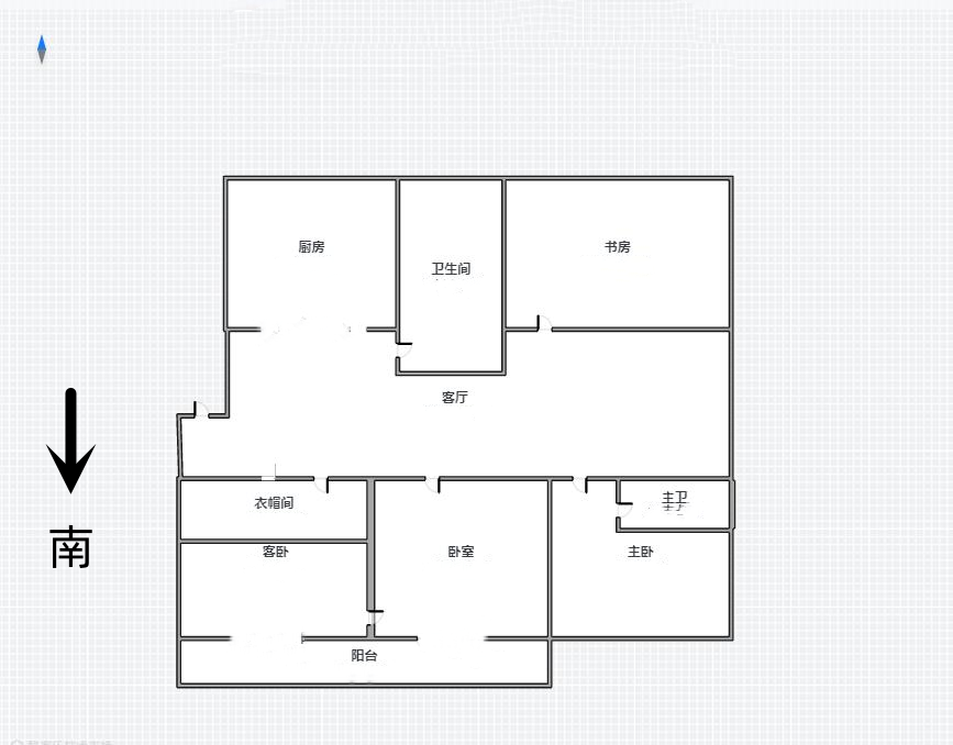 中南俪园 4室2厅2卫 157.00m&sup2;
