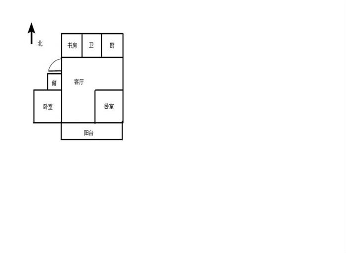 德民花苑 3室2厅1卫 128m&sup2;