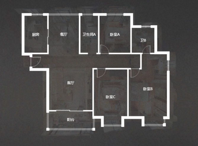 光明幸福天地 3室2厅2卫 144.53m&sup2;