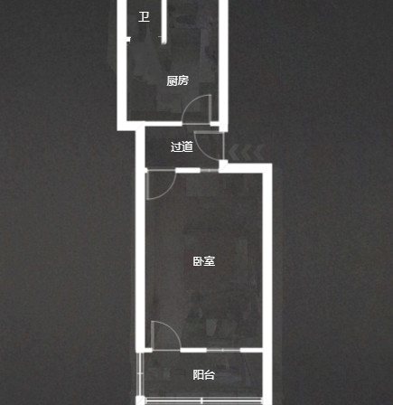 新建路新村（新建花苑） 1室1厅1卫 35m&sup2;