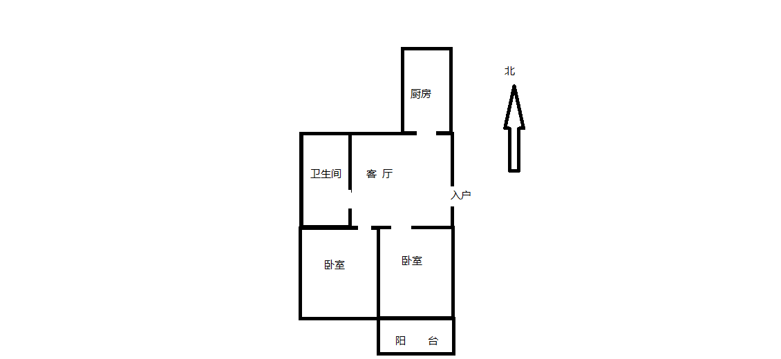 光明东村一期 2室1厅1卫 63.78m&sup2;