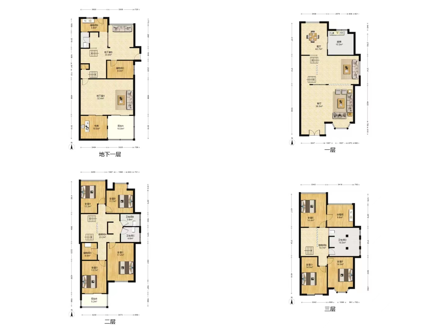 金沙阳光府邸 8室4厅3卫 366.17m&sup2;