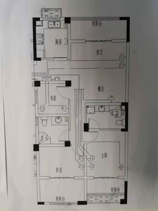 中港翡翠城 4室2厅2卫 217m²