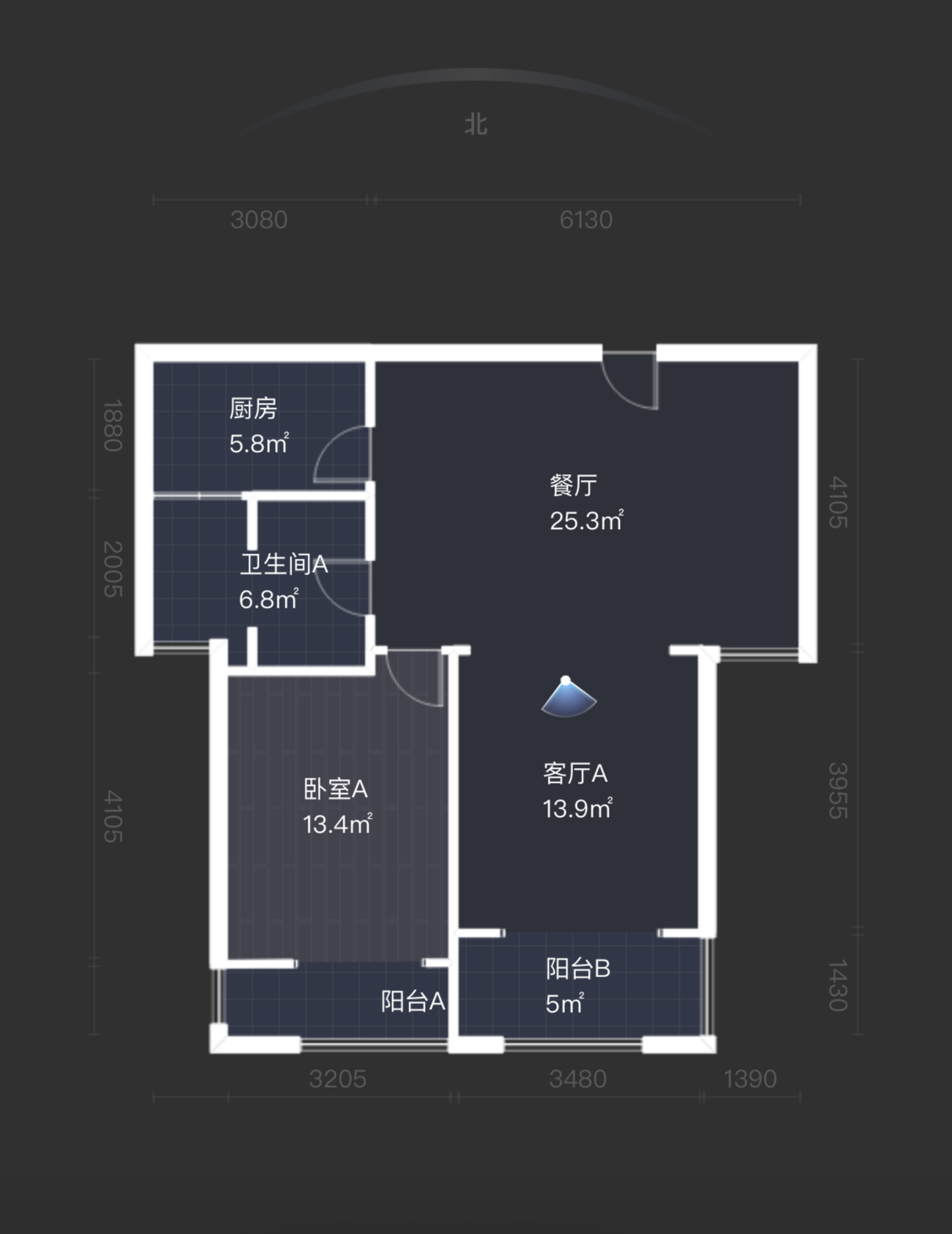 御景湾 4室2厅2卫 137m&sup2;