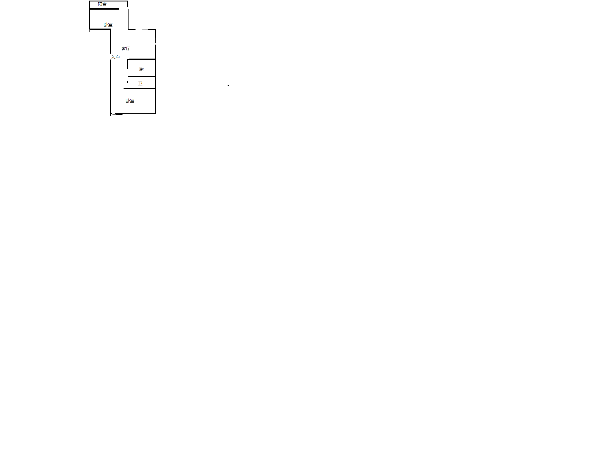 华威园 2室1厅1卫 77.5m&sup2;