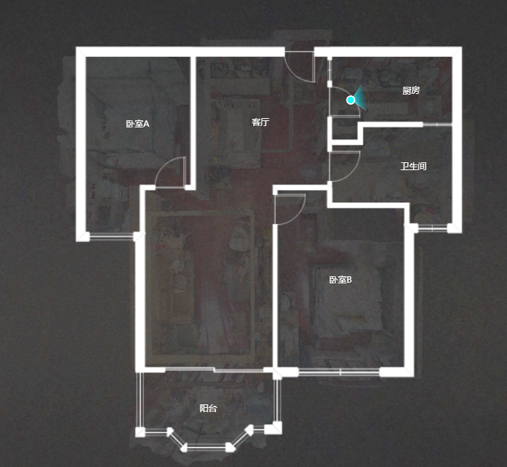 恒生汇金苑 3室2厅1卫 94.00m&sup2;