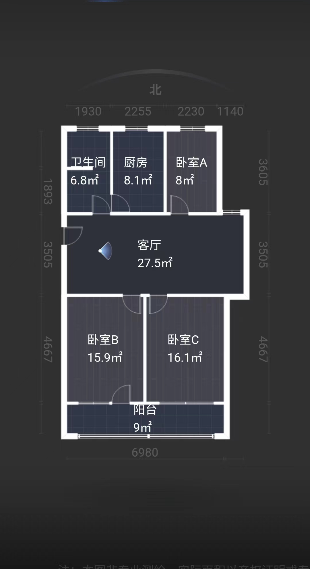 师范桥新村 3室2厅1卫 94m&sup2;