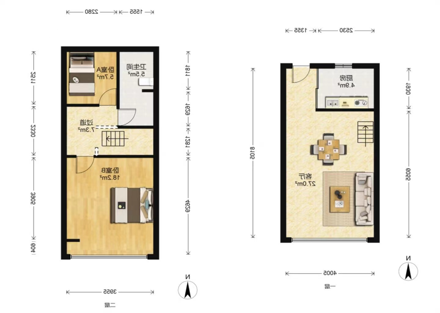 意邦绿墅湾 2室1厅1卫 50.00m&sup2;