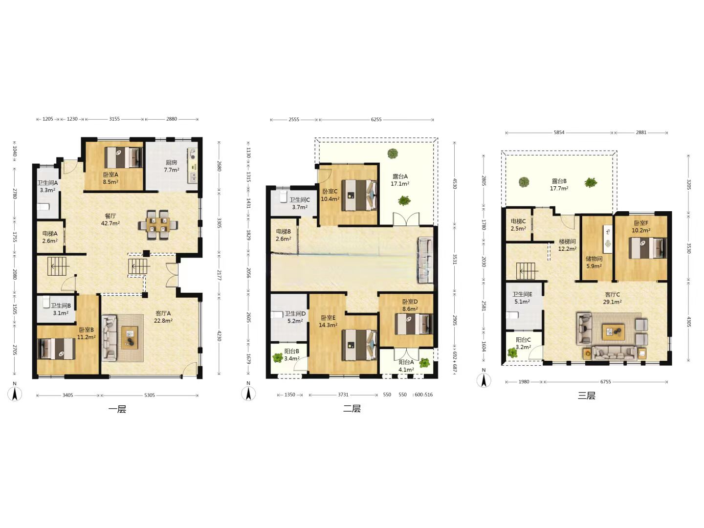 新瑞文化翡翠园 5室2厅3卫 595m&sup2;