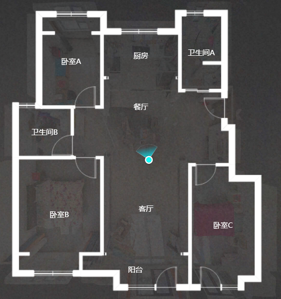 金地繁茂里 3室2厅2卫 118m&sup2;