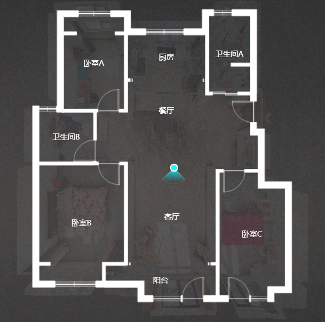 金地繁茂里 3室2厅2卫 96m&sup2;