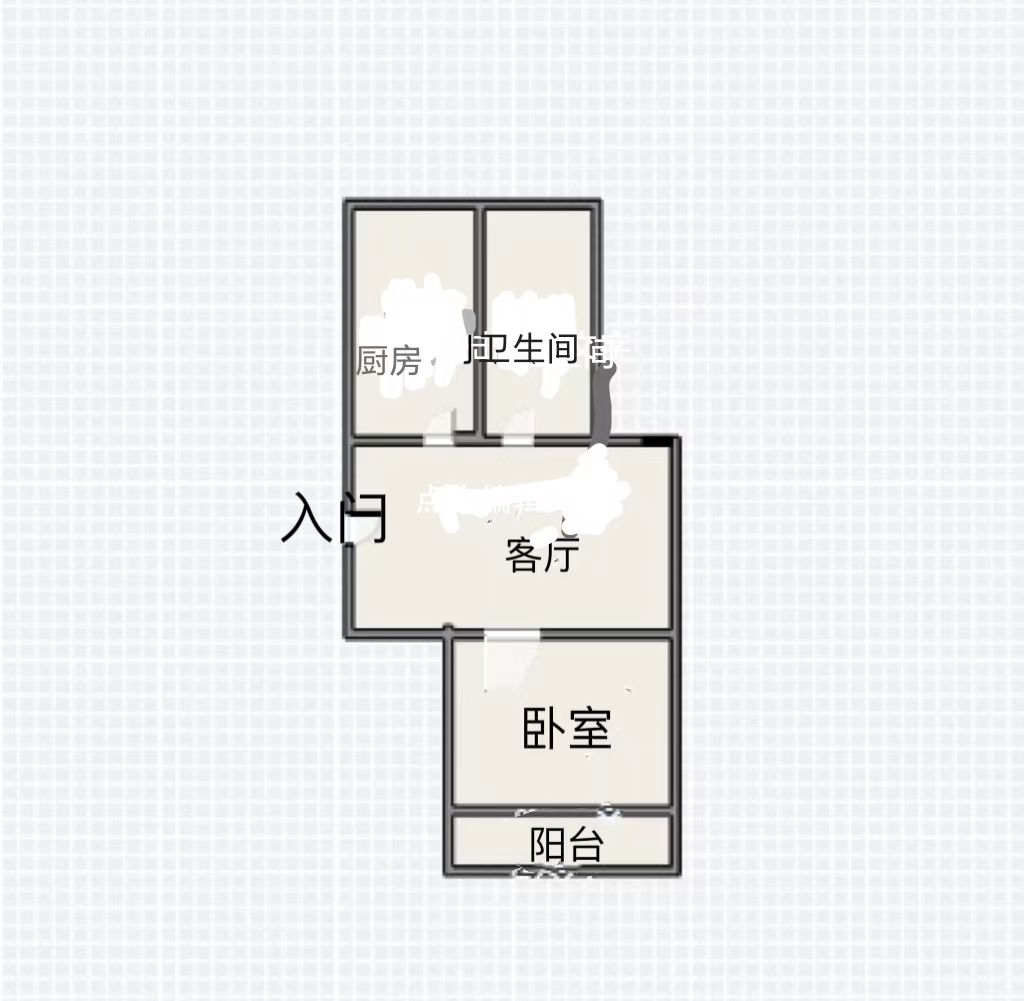 北街新村 1室1厅1卫 41m&sup2;