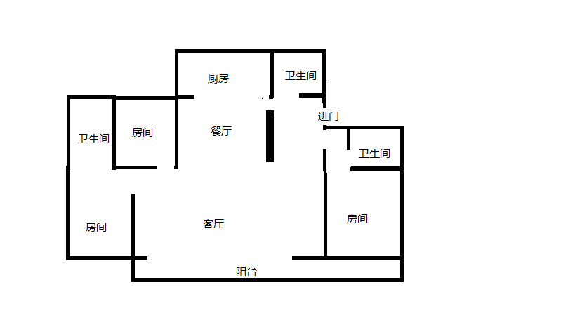 滨江玺 4室2厅2卫 189m&sup2;