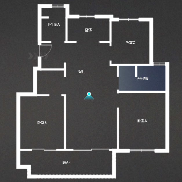 融创荣润&middot;玖樟台 2室2厅1卫 99m&sup2;