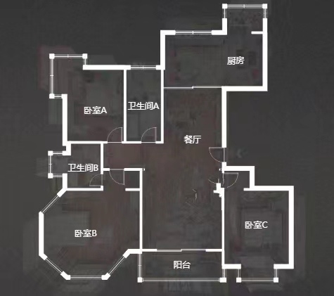 晏园南岸 3室2厅2卫 163.31m&sup2;