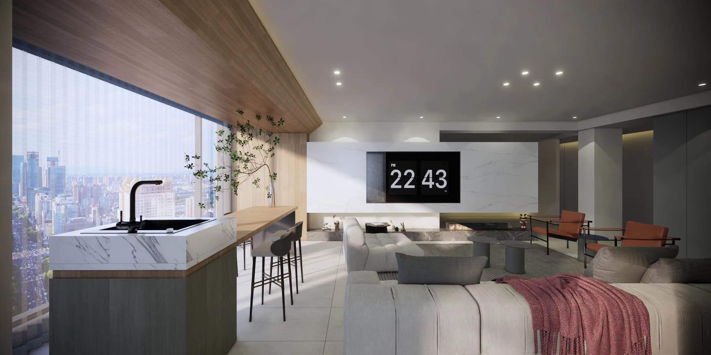 启秀花园 4室1厅2卫 212m&sup2;