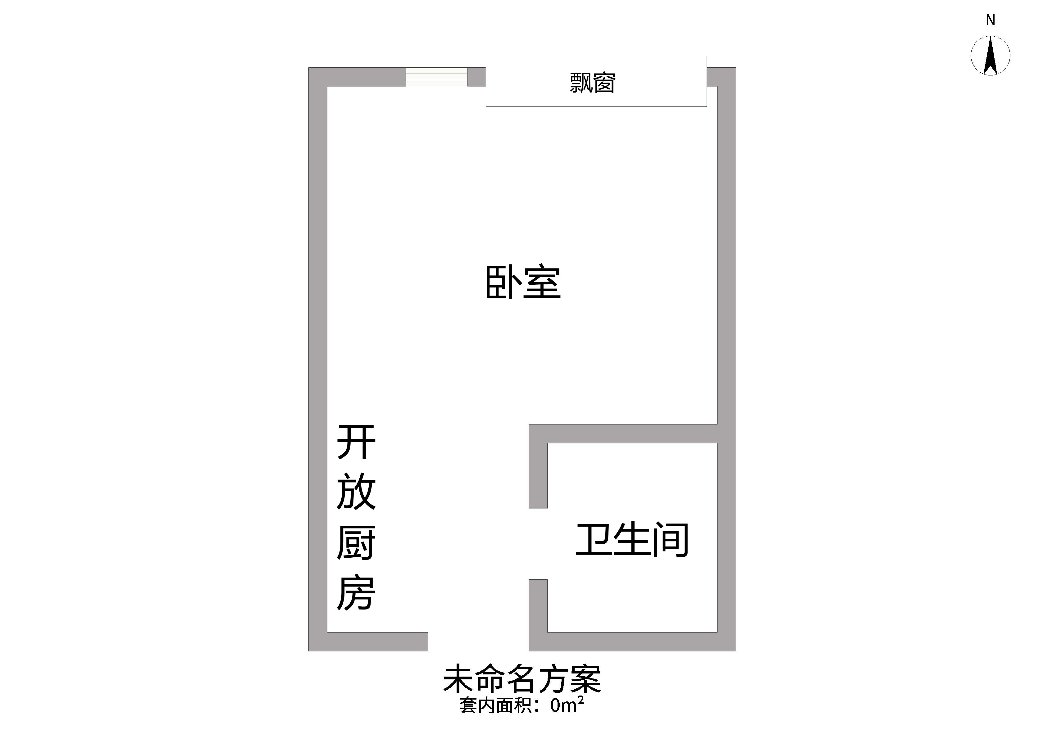 阳光杰座 1室1厅1卫 40m&sup2;