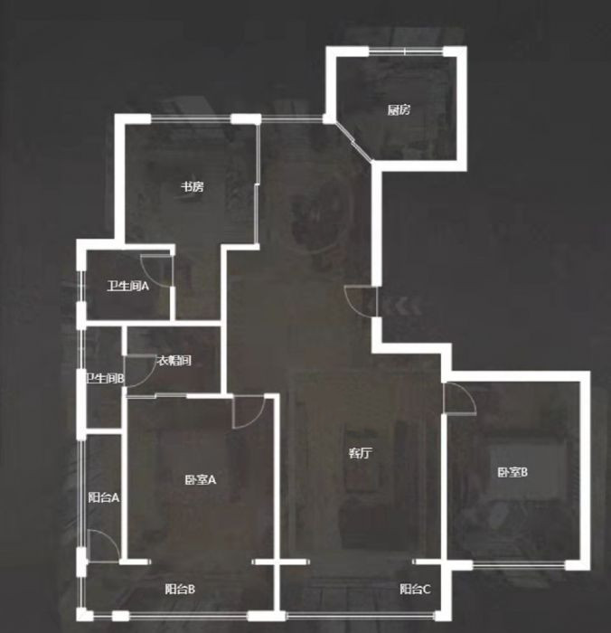 莱茵河畔 3室2厅2卫 134.25m&sup2;