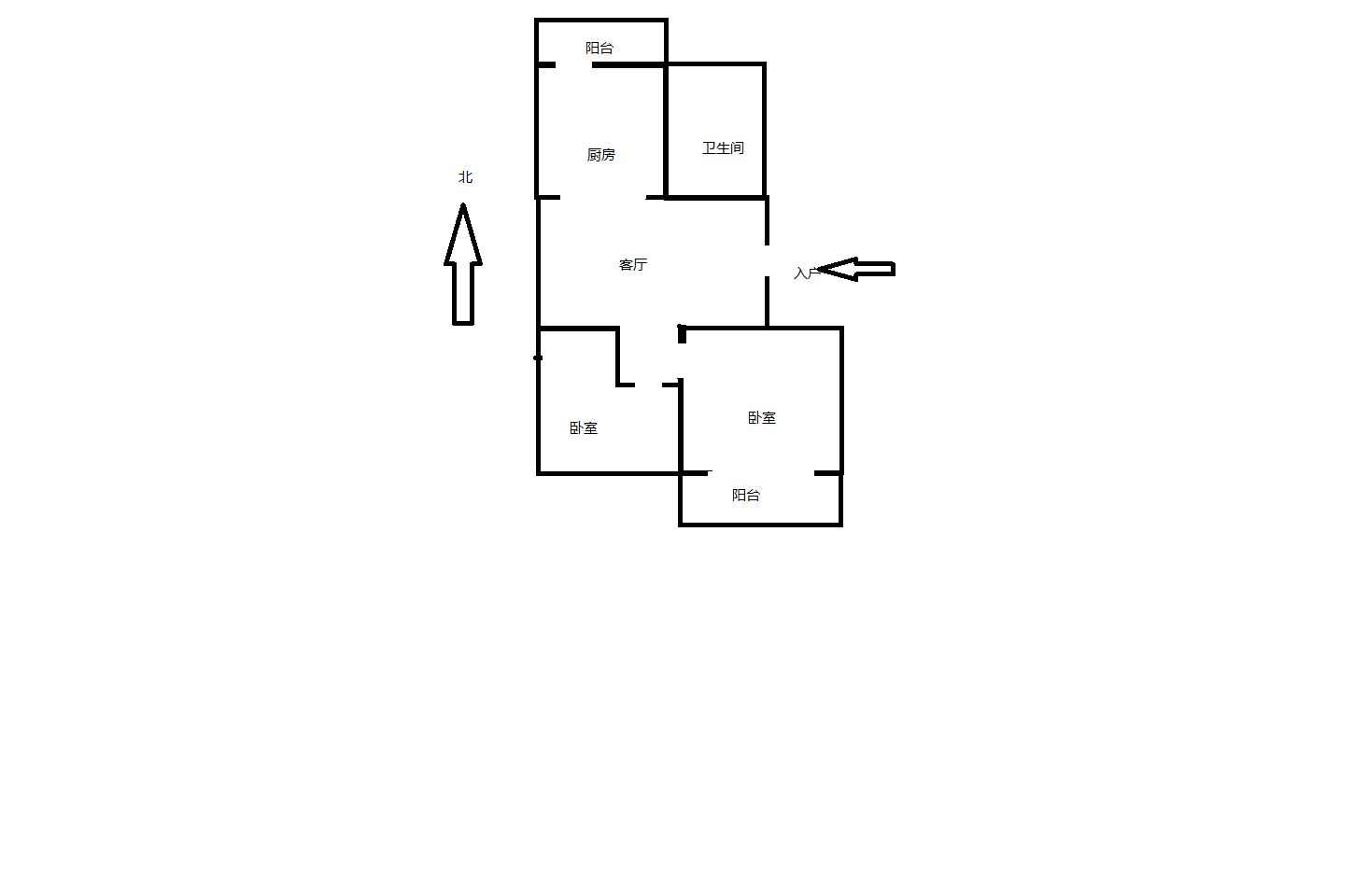 山芝庄新苑 2室1厅1卫 83.69m&sup2;
