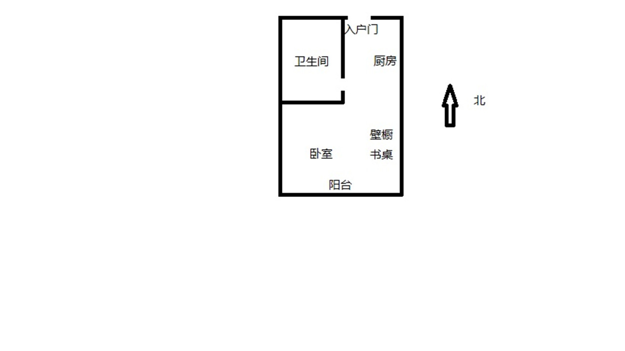 绿地智公馆 1室1厅1卫 32.00m&sup2;