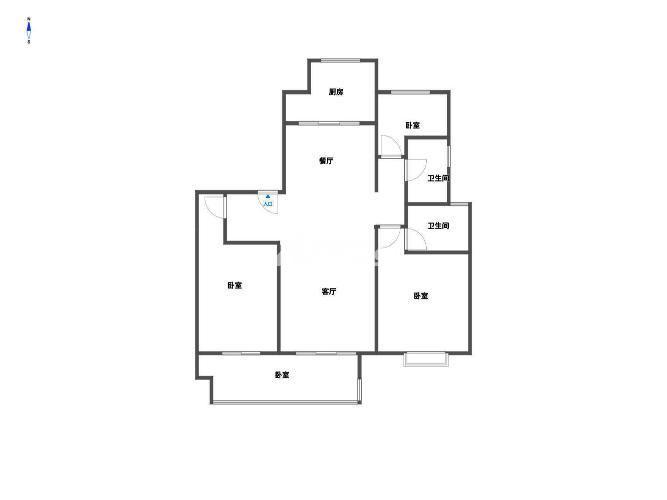 观澜台 3室2厅2卫 120m&sup2;