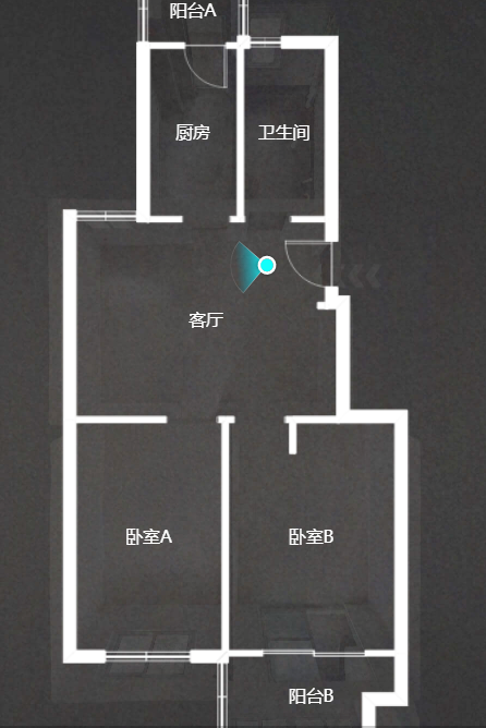 天香苑 2室2厅1卫 77.8m&sup2;