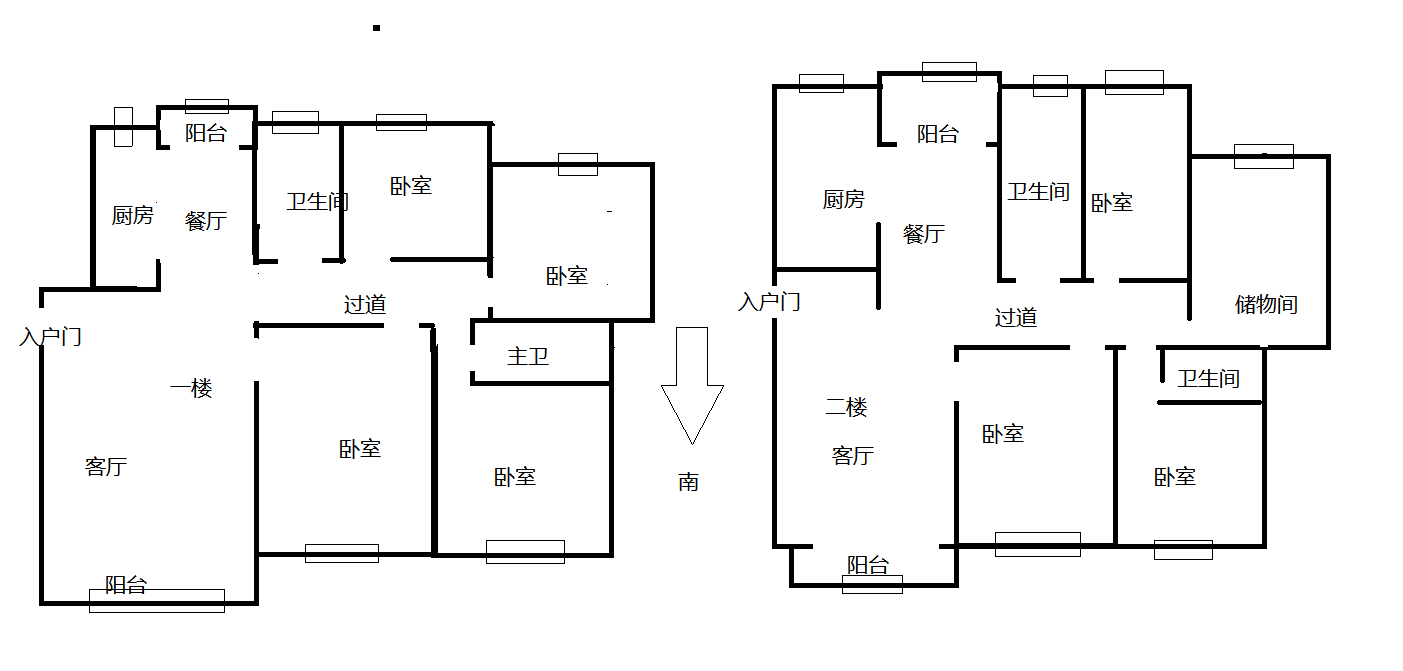 金水湾花园 4室2厅3卫 164m&sup2;