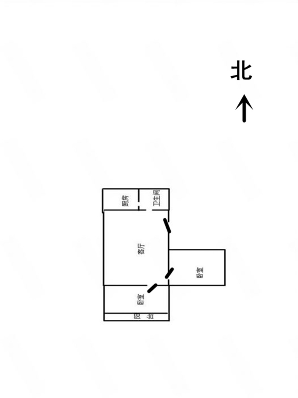 易家桥新村 2室1厅1卫 60m&sup2;