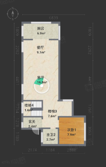 万科有湖（翡翠心湖） 5室2厅4卫 210m&sup2;