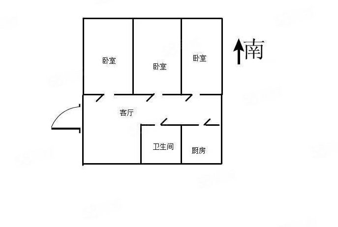 融创荣润&middot;玖樟台 3室2厅2卫 99m&sup2;