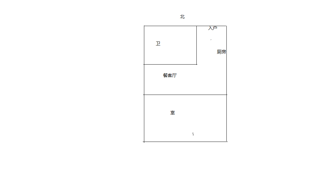 金贸公寓 1室1厅1卫 72m&sup2;