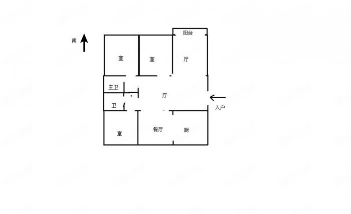 苏建阳光新城 4室2厅2卫 139.8m&sup2;