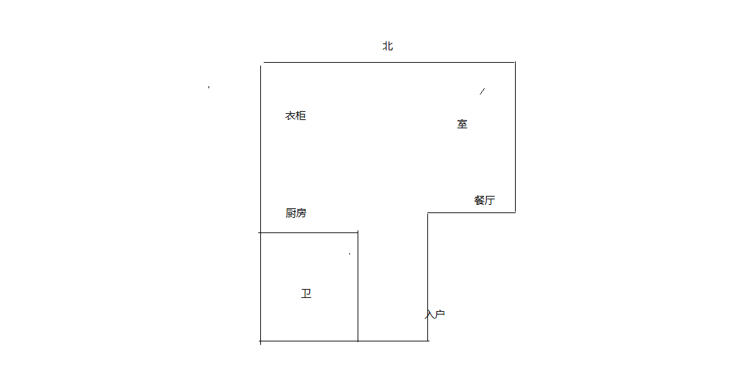 金贸公寓 1室1厅1卫 50m&sup2;