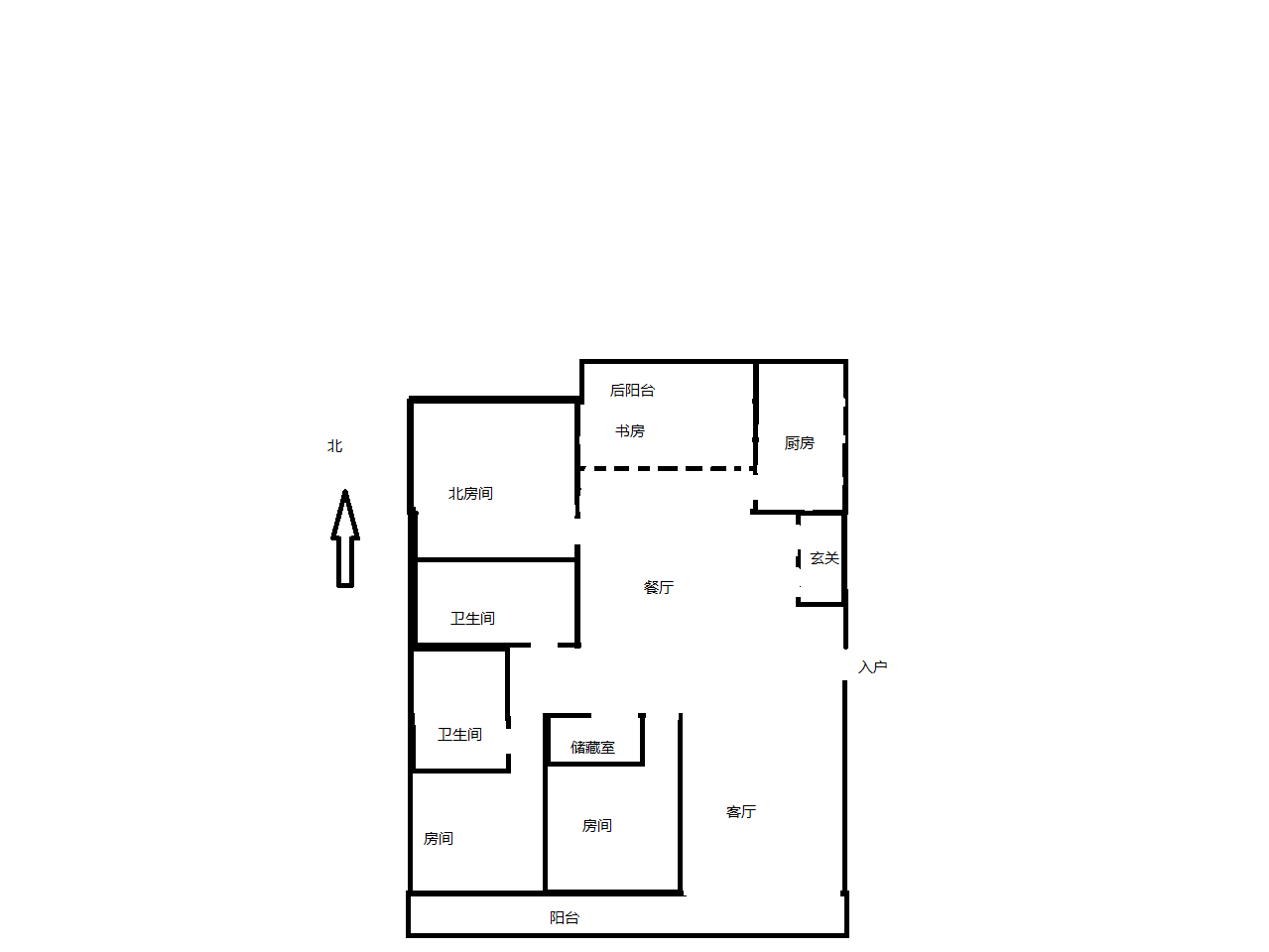 濠河经典苑 3室2厅2卫 174.81m&sup2;