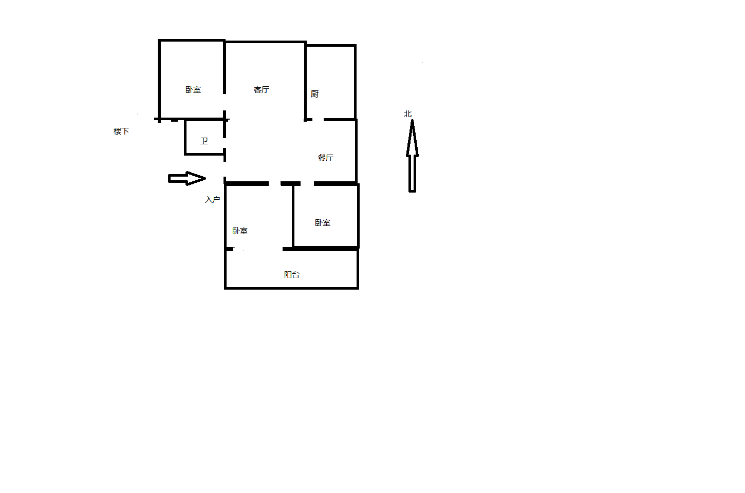 健康公寓 4室2厅2卫 175m&sup2;