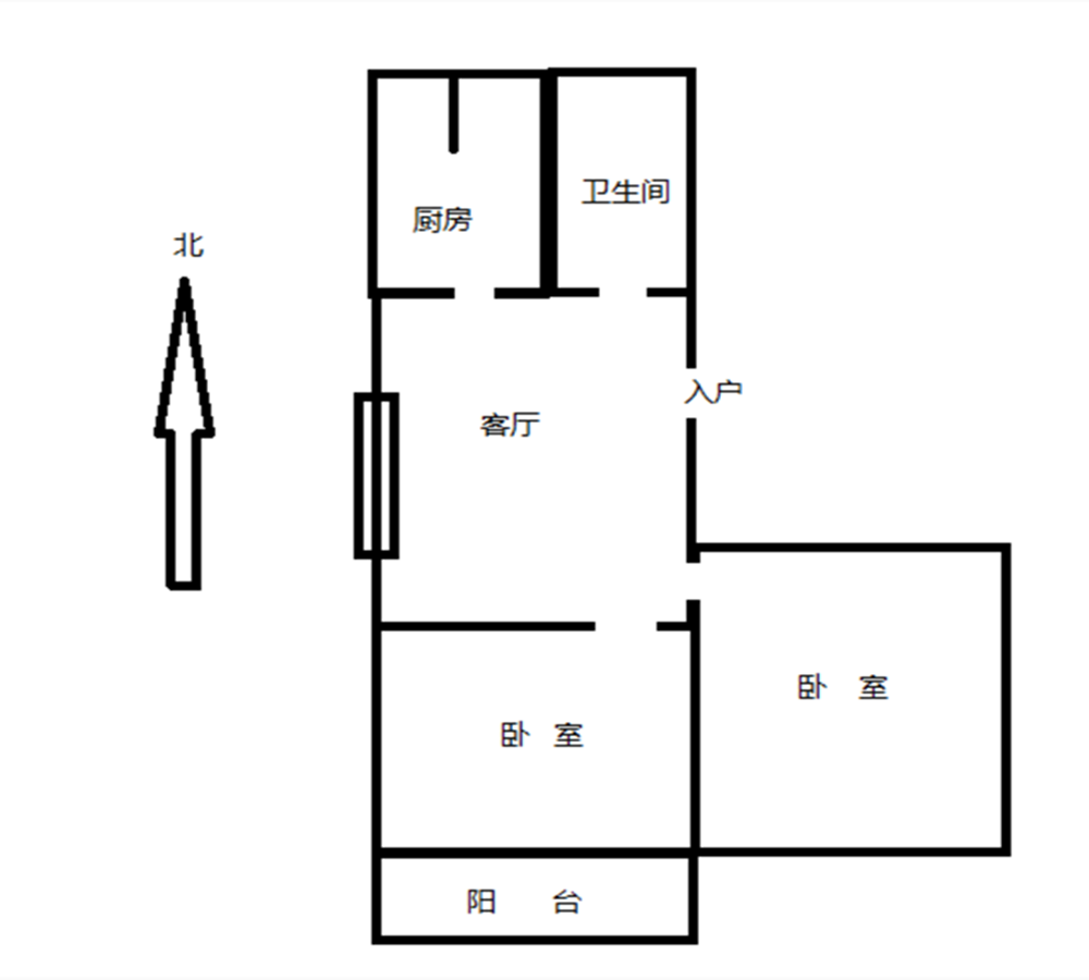 万象西园 2室1厅1卫 65m&sup2;