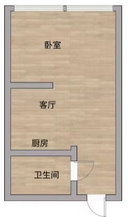 凤凰文化广场 1室1厅1卫 60m&sup2;