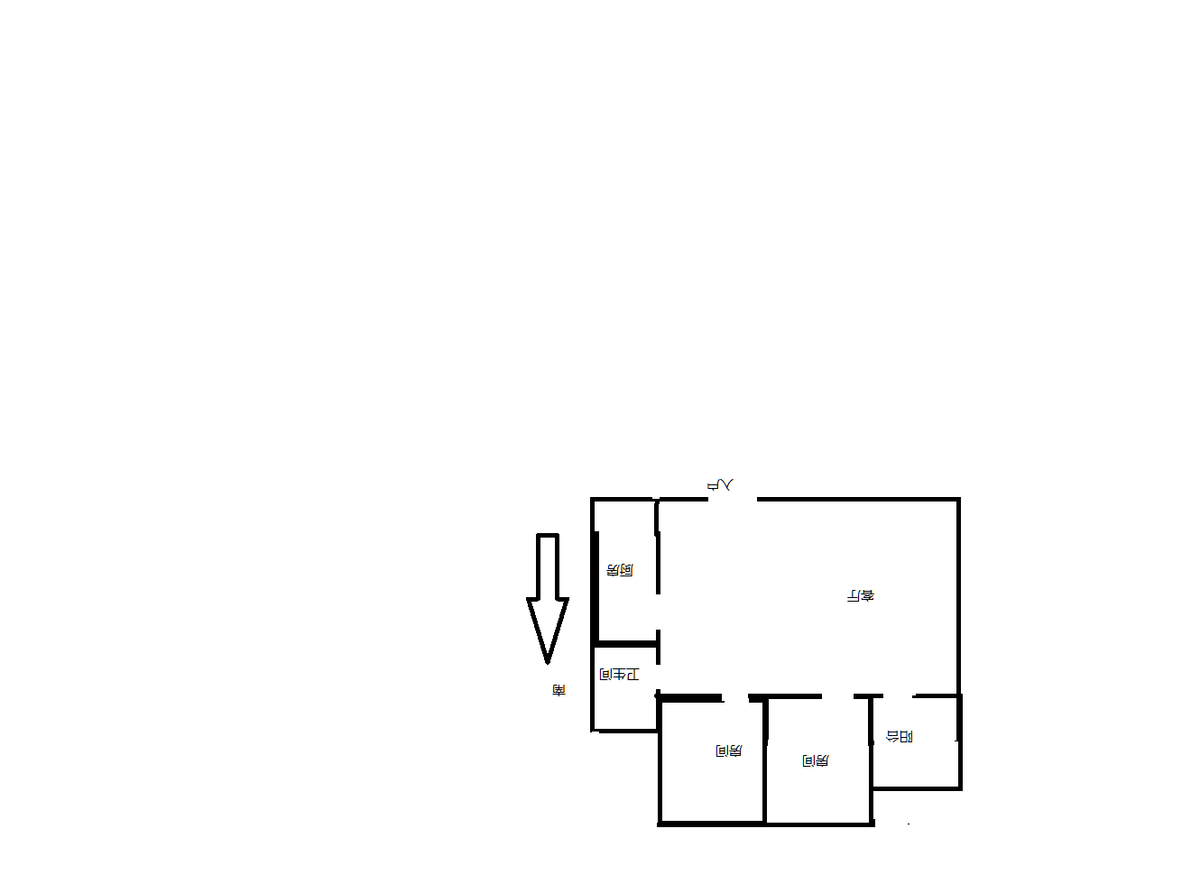 中南大厦 2室1厅1卫 70m&sup2;