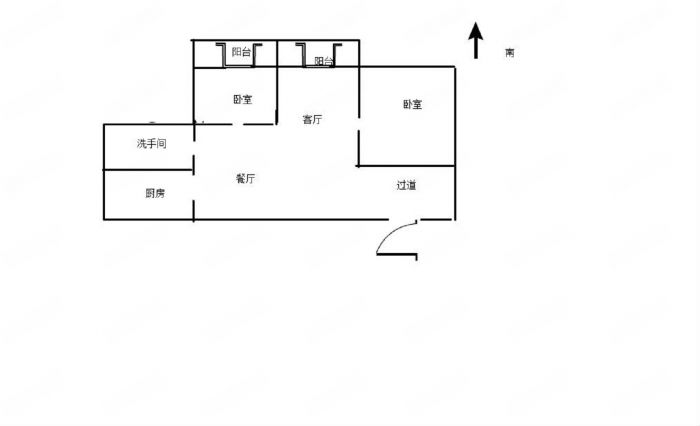 银洲&middot;皇家花园 2室2厅1卫 114m&sup2;