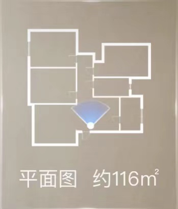 水榭花都 2室2厅2卫 88平