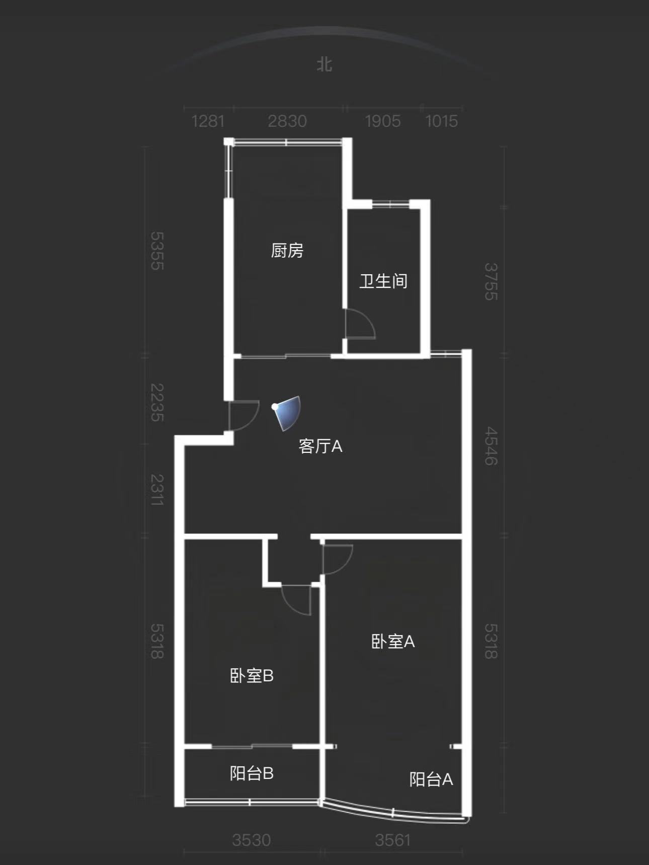 卓越万科新都会 3室2厅2卫 120m&sup2;