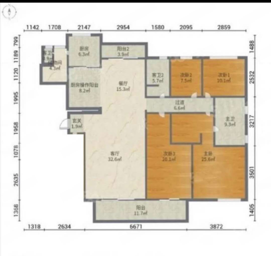 南通碧桂园翡翠华府 5室3厅4卫 266m&sup2;