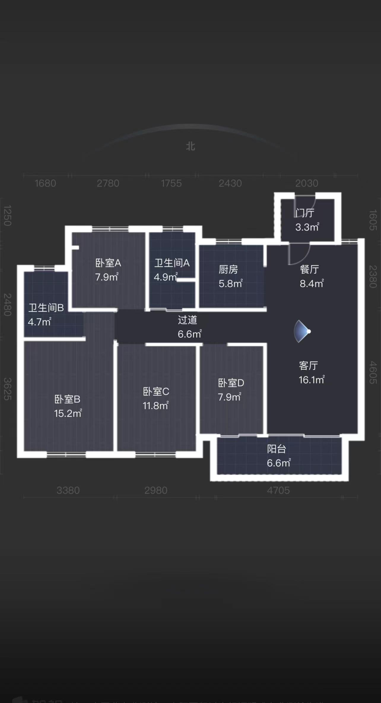 春溪集 4室2厅2卫 128m&sup2;