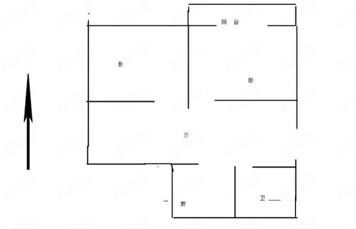 将军二园 3室1厅1卫 73m&sup2;